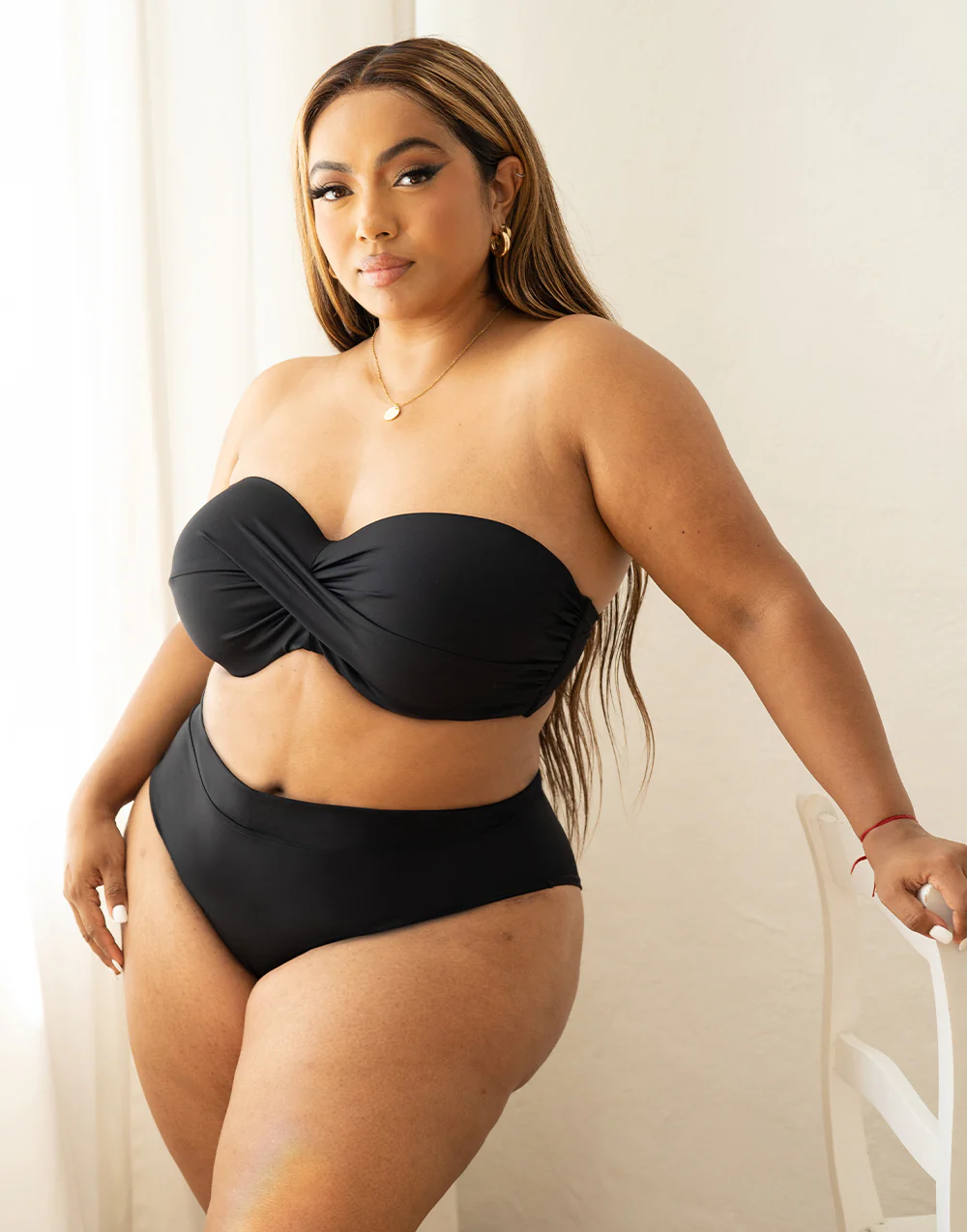 Bikini-High-Panty Monaco Black - Image 4