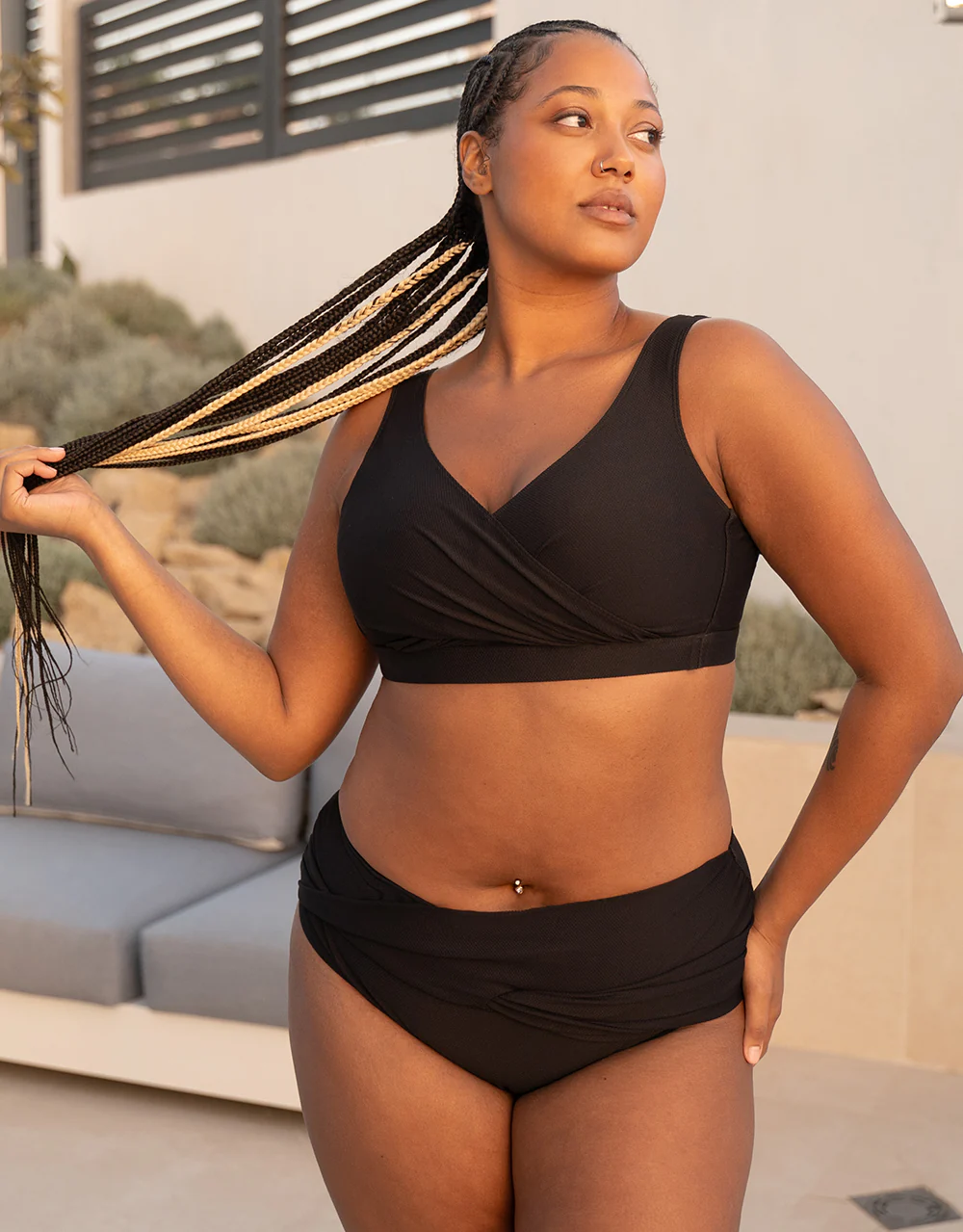 Bikini-Top Ohne Verschluss Porto Black - Image 8