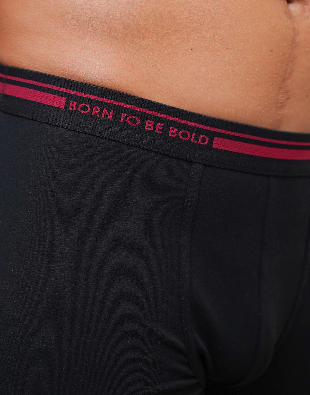 Boxershorts Black/Bordeaux - Image 4