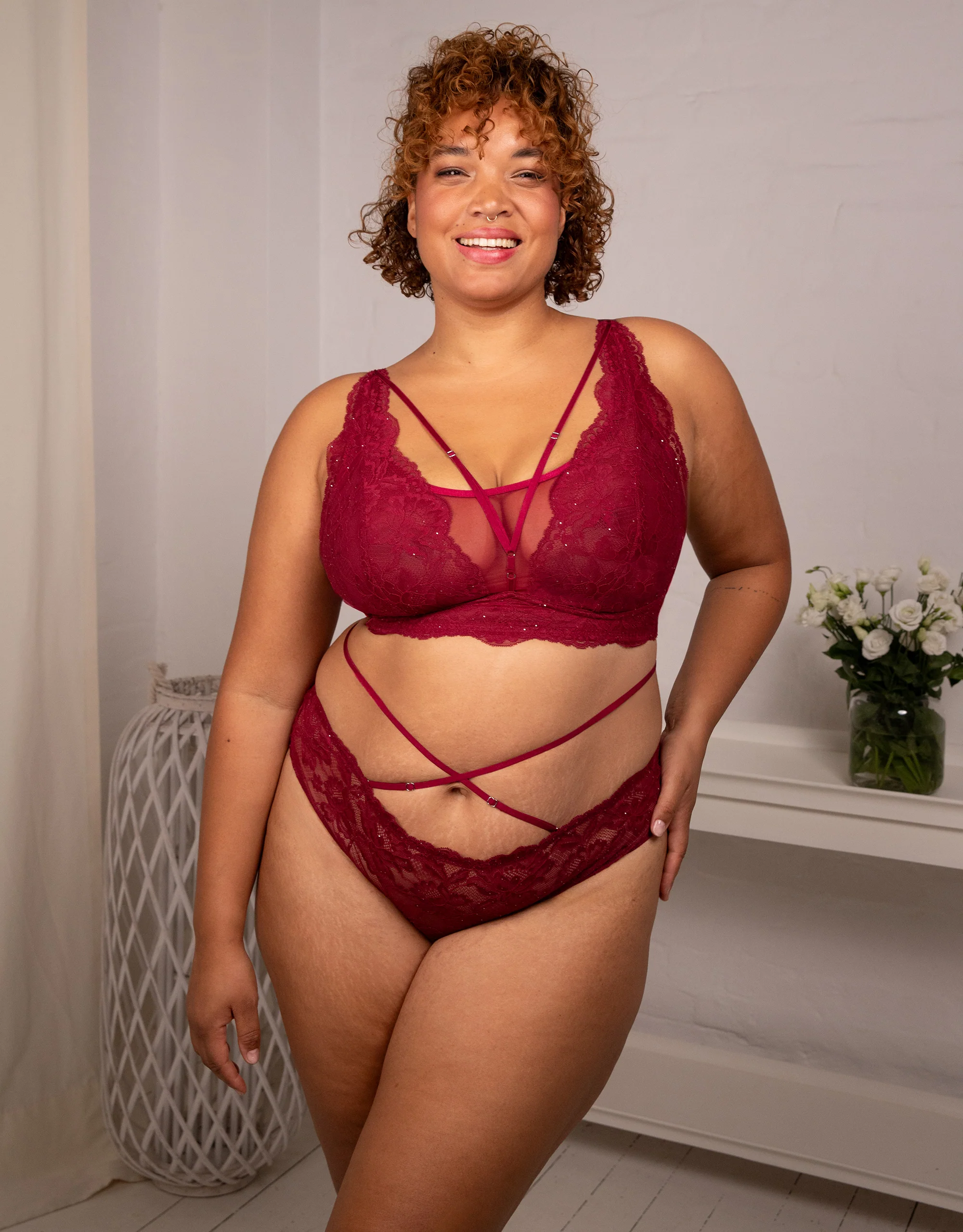 Bralette Elva Glam Bordeaux - Image 4