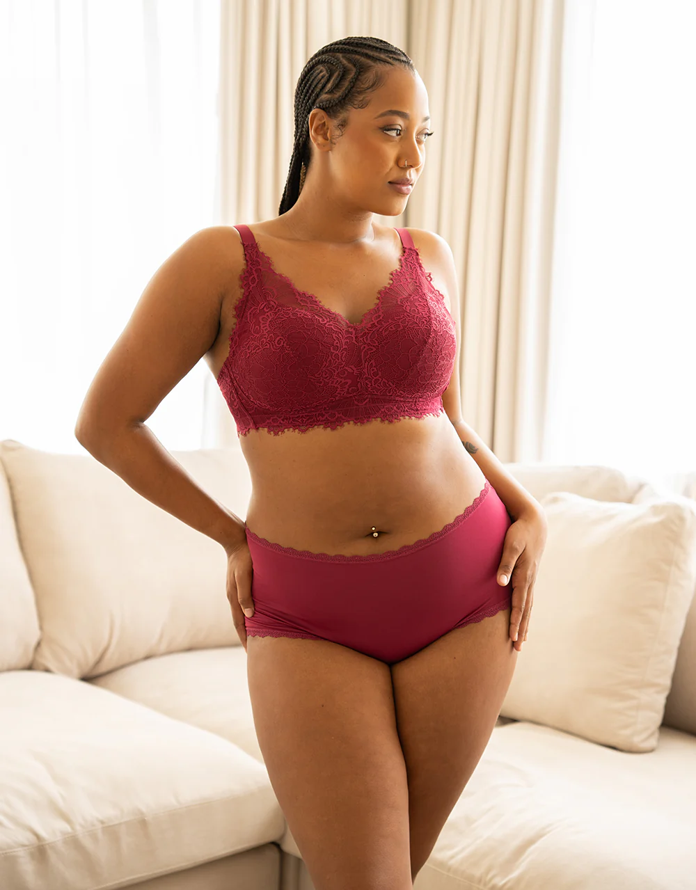 Bralette Sensla Bordeaux - Image 4