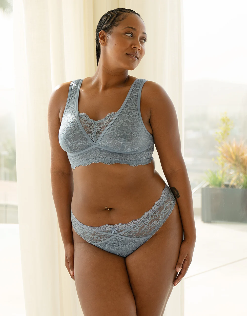 Brazilian-Slip Eliana Bluegrey - Image 4