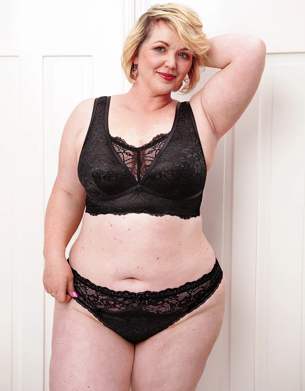 Brazilian-Slip Eliana Satin Black - Image 3