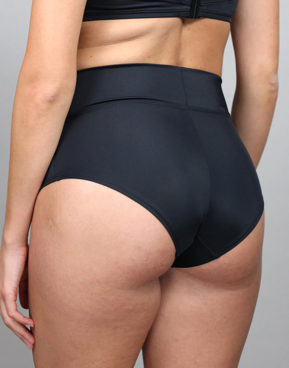 Fold-Over-Bikini-High-Panty Monaco Black - Image 2