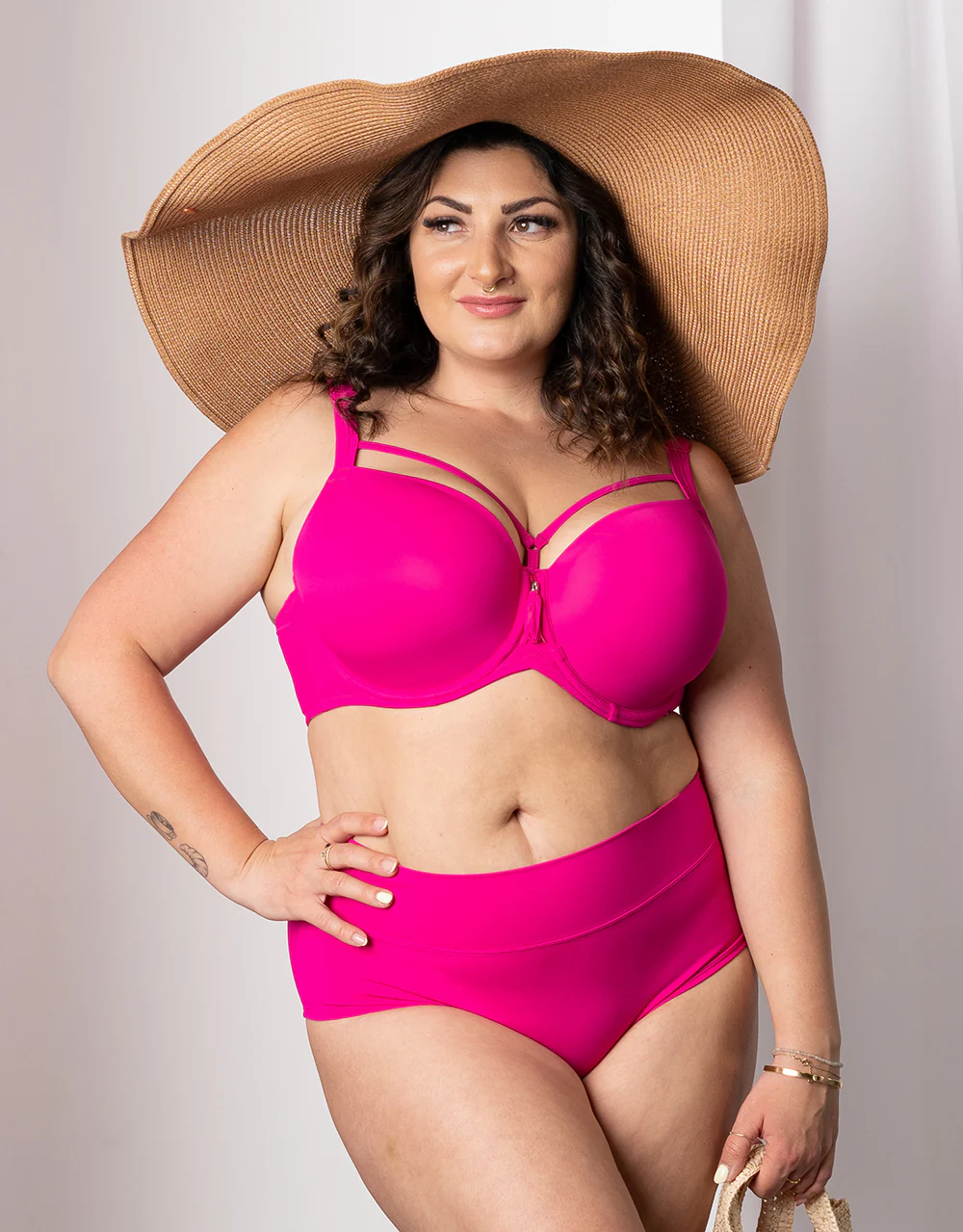 Fold-Over-Bikini-High-Panty Monaco/Palma Pink - Image 3
