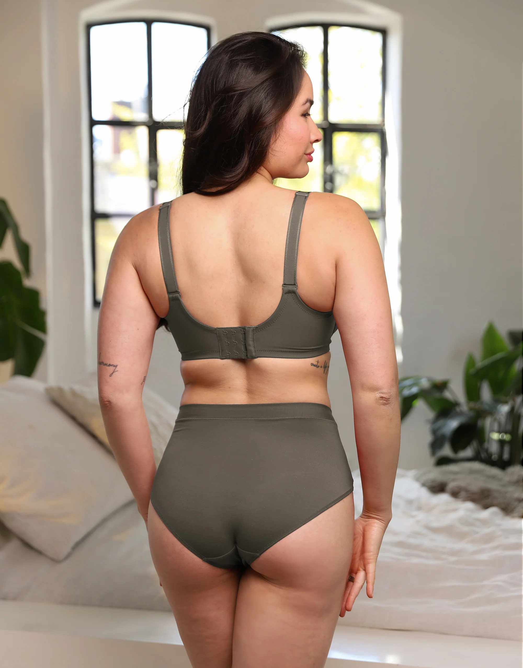 High-Panty Cozy Basic Olive - Image 4