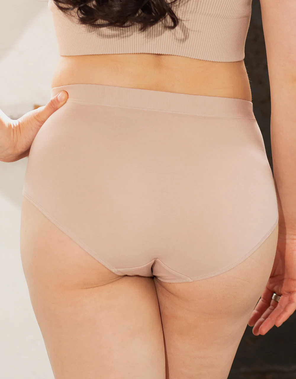 High-Panty-Set 2x Cozy Basic Sand - Image 3
