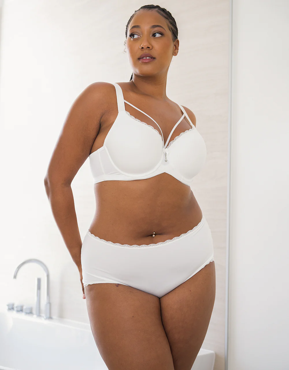 High-Panty-Set 2x Basic Ivory - Image 6