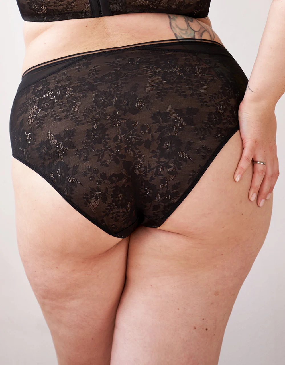 High-Panty True Lace Black - Image 2