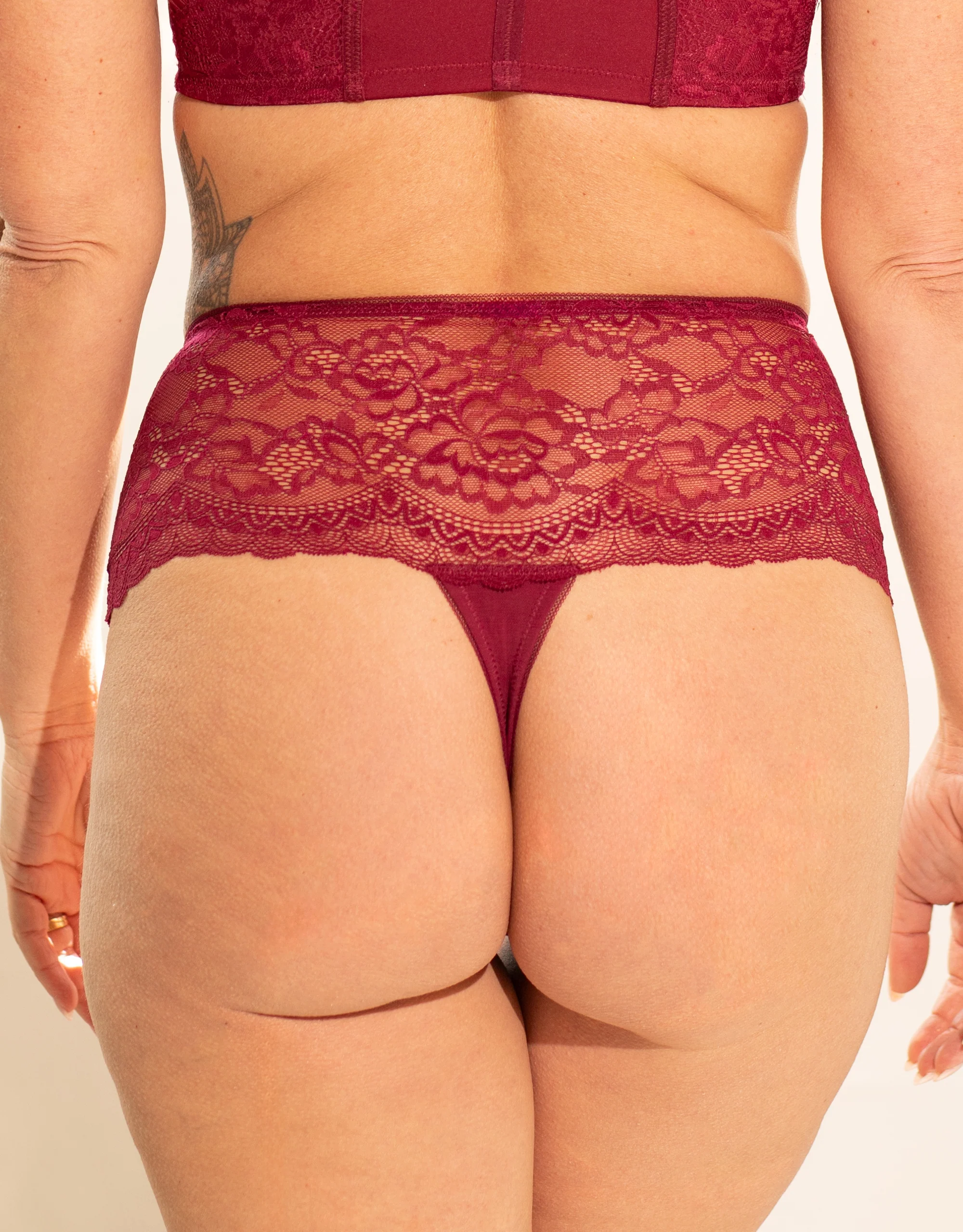 High-String-Set 2x Lace Basic Bordeaux - Image 3