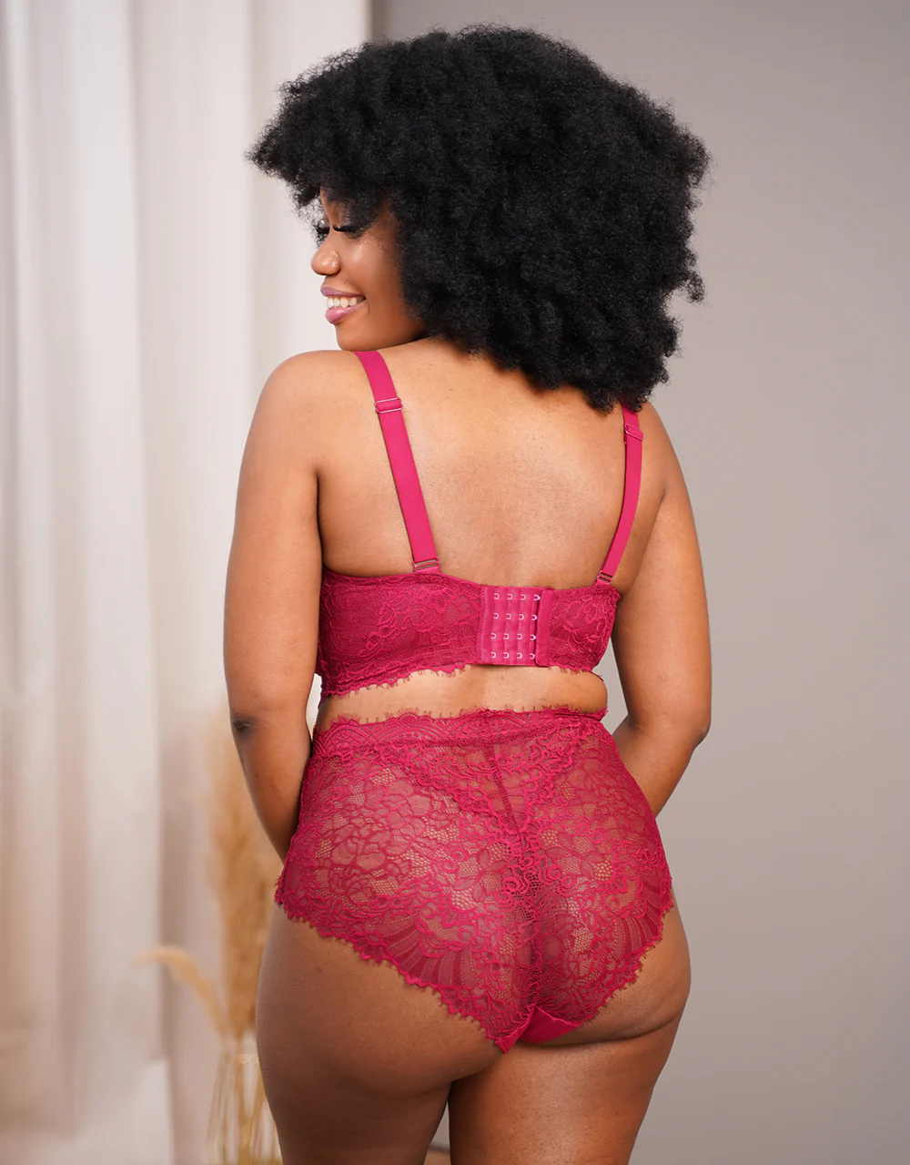 High-Waist-Panty Sensla Bordeaux - Image 4