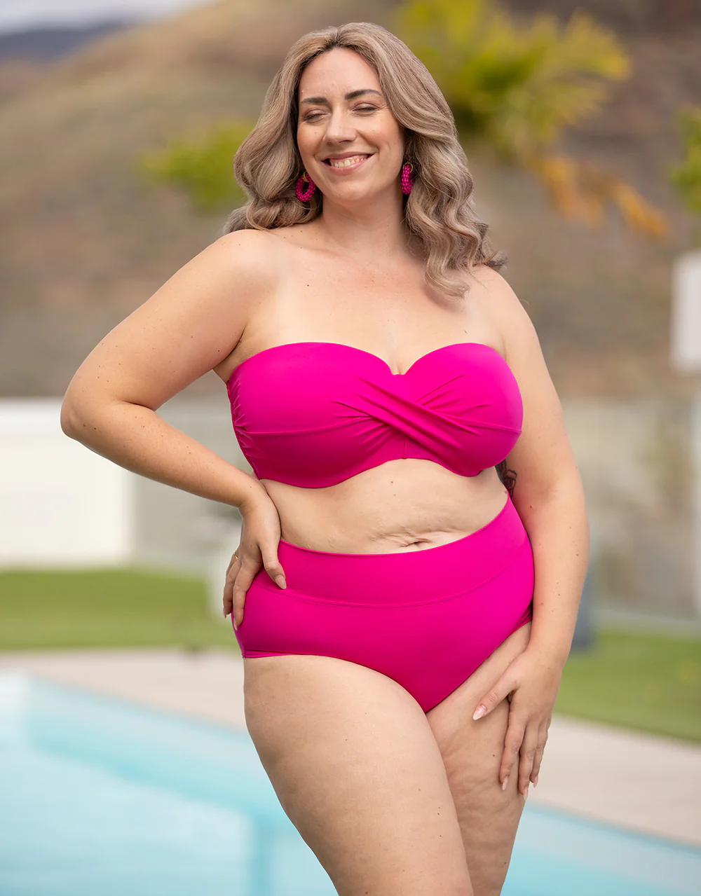 Multiway-Bikini-Top Monaco Pink - Image 4