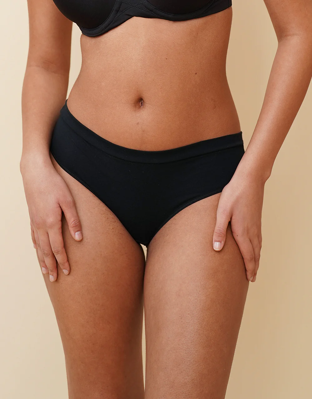 Panty-Set 2x Cotton Basic Black - Image 4