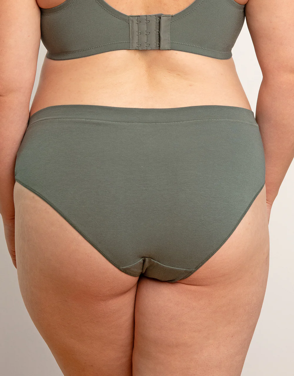 Panty-Set 2x Cotton Basic Olive - Image 3