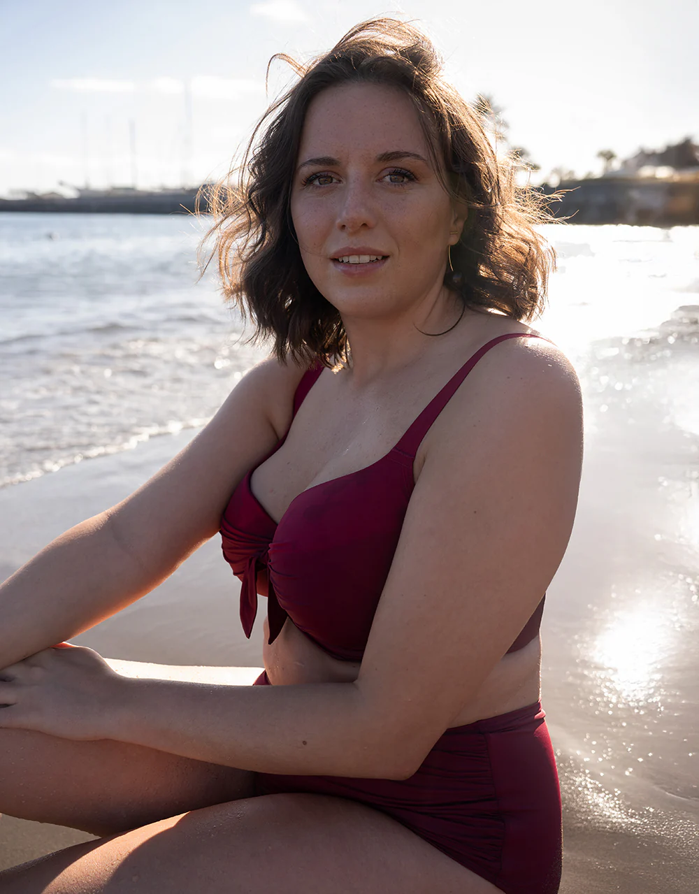 Schalen-Bikini-Top Valencia Cherry - Image 10