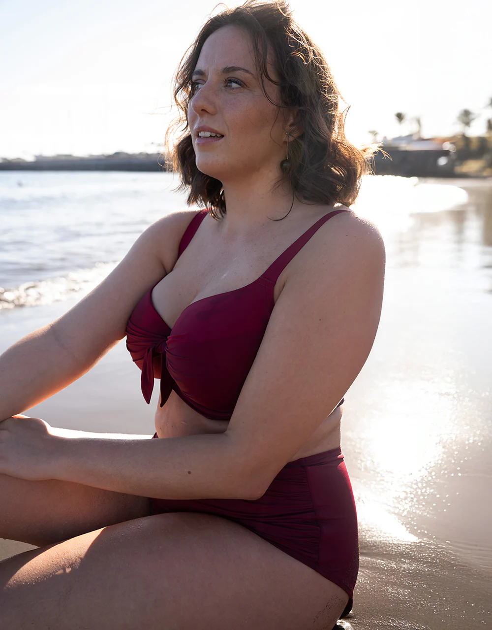 Schalen-Bikini-Top Valencia Cherry - Image 12