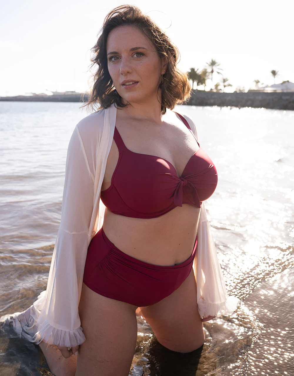 Schalen-Bikini-Top Valencia Cherry - Image 8