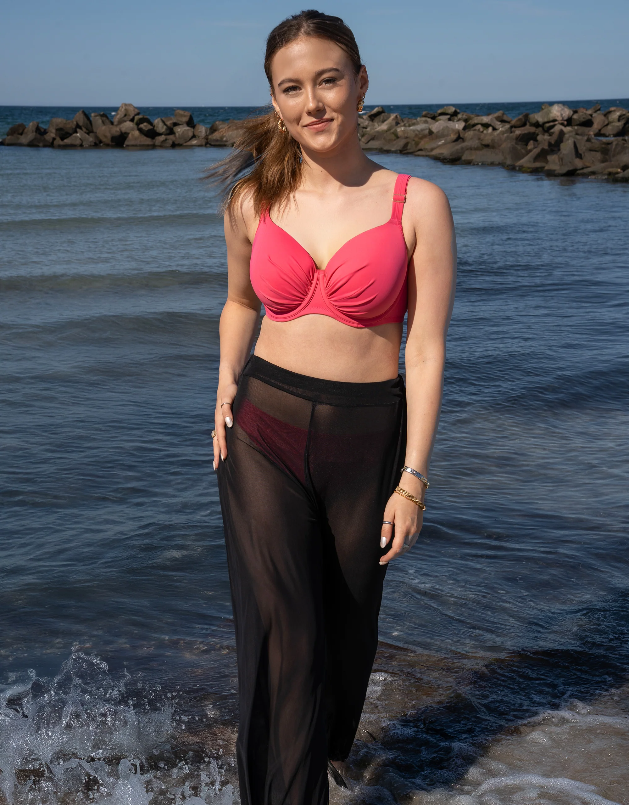Schalen-Bikini-Top Valencia Chic Flamingo - Image 14