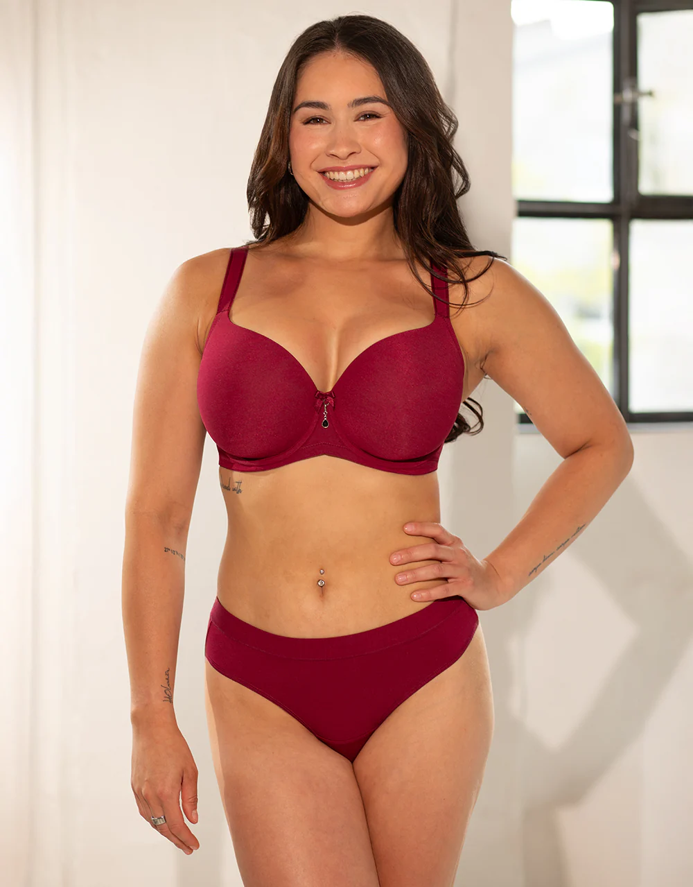 String Cozy Basic Bordeaux - Image 3